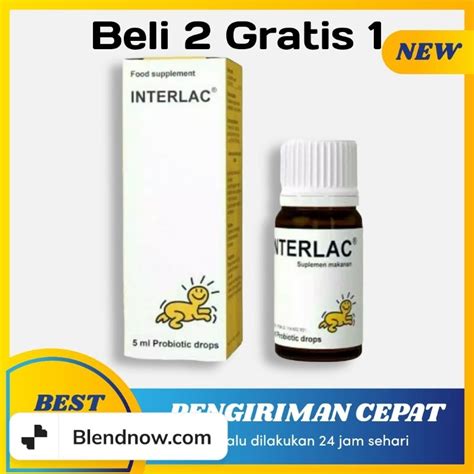 Jual Interlac Interlac Probiotik Drops Ml Probiotic Biogaia Beli