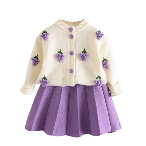 Toddler Girls Sweaters Kids Children Baby Girls Floral Knitted Cardigan ...