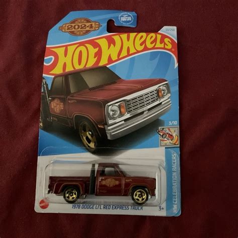 Hotwheel Toys Hot Wheels Hw Celebration Racers Dodge Lil Red Express Truck