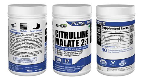 Buy Citrulline Malate Online in India | NutriJa™ Supplement Store
