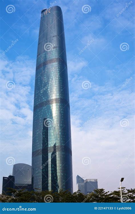 guangzhou international finance centre editorial stock photo image