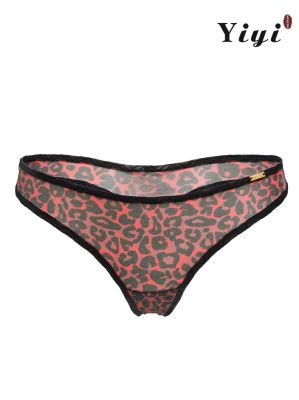China Plus Size Women Lingerie Leopard Print Translucent Fashion Hot Girls Sexy Lingerie Set
