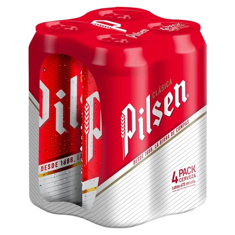 Comprar Cerveza Pilsen Clásica Lata 4pack 473 Ml Cu Walmart Costa