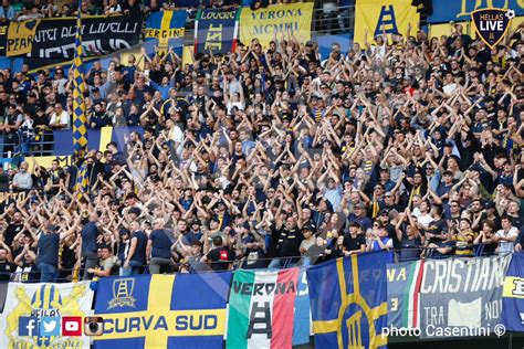 Hellas Verona Cagliari Ore 16 Apertura Cancelli Stadio Bentegodi