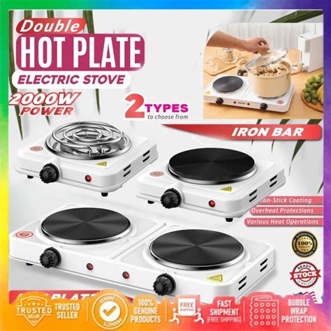 Double Hot Plate Electric Stove Induction Cooker Multifunction Without Gas Cooking Dapur Memasak