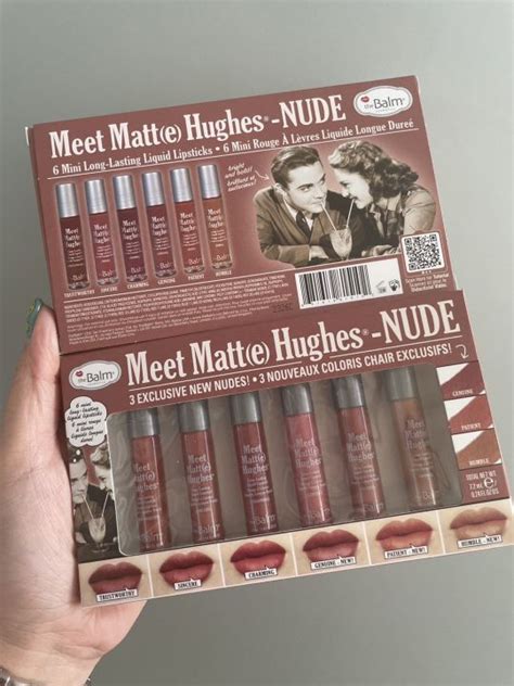 The Balm Meet Matt E Hughes Mini Liquid Lipsticks Nude Lazada Co Th