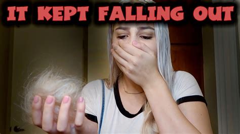 Bleaching Disaster My Hair Fell Out Youtube