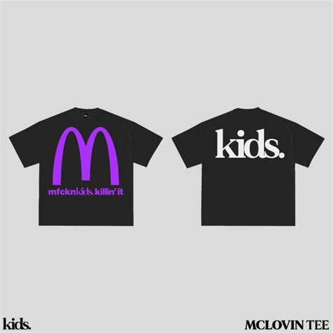 Mfckn Kids Mclovin Tee Boxy Lazada Ph