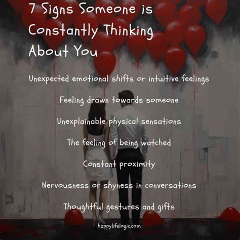 The Top 7 Signs Someone Is Constantly Thinking About You