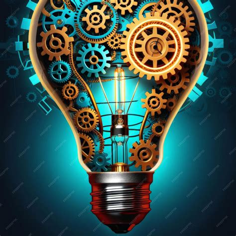 Premium Photo Light Bulb In The Shape Of A Human Headlight Bulb In