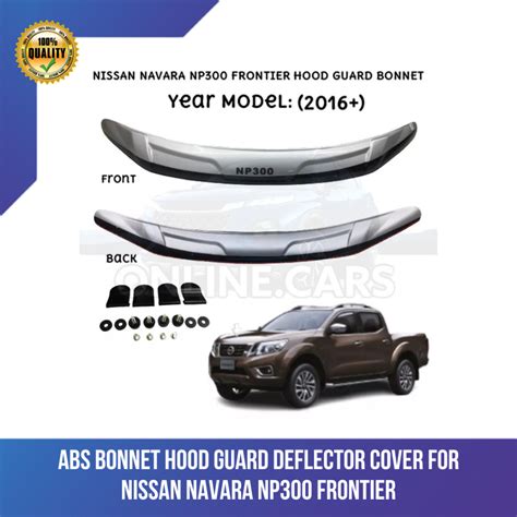 Cpa Abs Bonnet Hood Guard Deflector Cover For Nissan Np Frontier