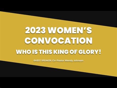 Women S Convocation Saturday Service Kcljca Youtube