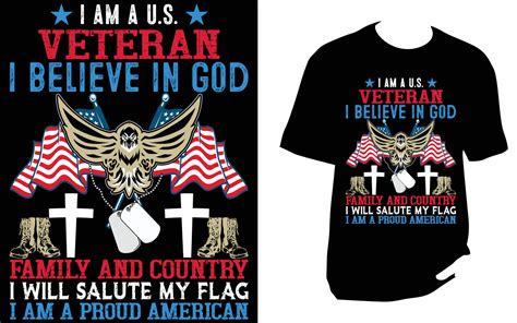 Veteran T Shirt Design 13118147 Vector Art At Vecteezy