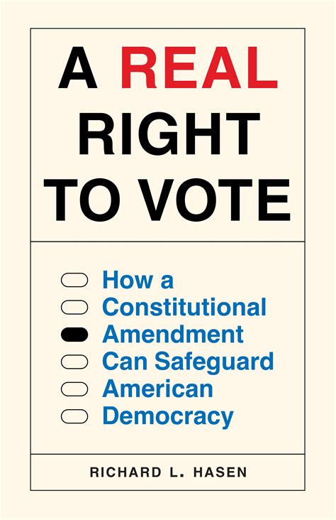 A Real Right to Vote | Princeton University Press