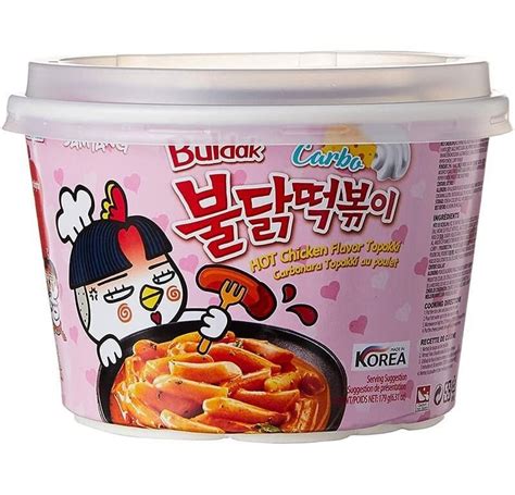 Samyang Buldak Hot Chicken Flavor Topokki Carbonara Kpop Eu