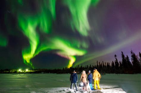 Cacci Allaurora Boreale Nella Fantastica Norvegia