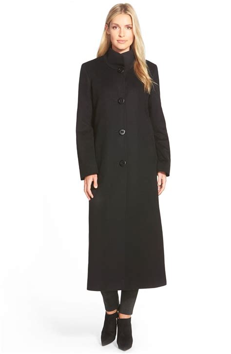 Fleurette Cashmere Long Stand Collar Coat Nordstrom