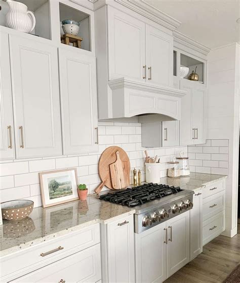 White Kitchen Cabinets With Gold Hardware Soul Lane