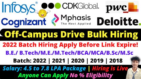 CDK Global Off Campus Drive 2022 Development And Tester B Tech B E