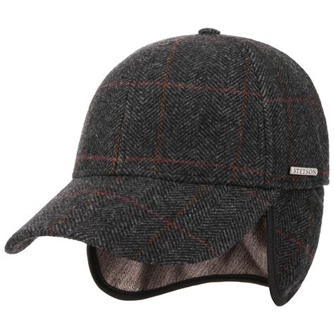 Kinty Wool Cap With Ear Flaps By Stetson Shop Hats Beanies And Caps Online Uk