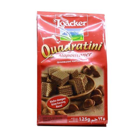 Jual Loacker Quadratini Napolitaner Wafer G Di Seller