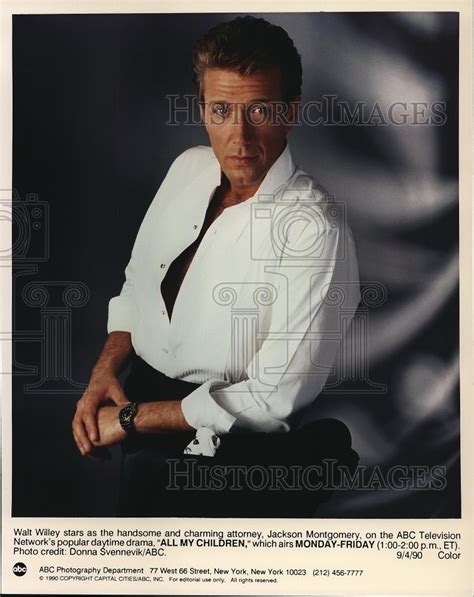 1990 Press Photo Walt Willey All My Children Cvp68932 Historic Images