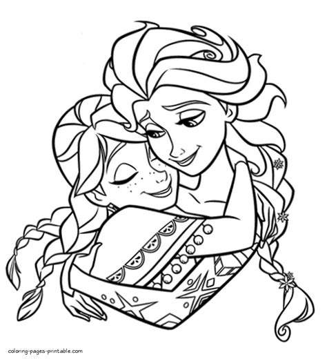 Free Printable Frozen Coloring Pages Coloring Pages Printablecom