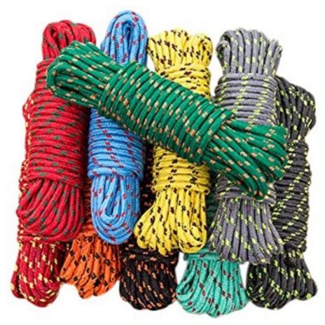 Corda De Varal Resistente - 10 Metro de Corda de Varal Nylon Super Resistente para Amarração em ...