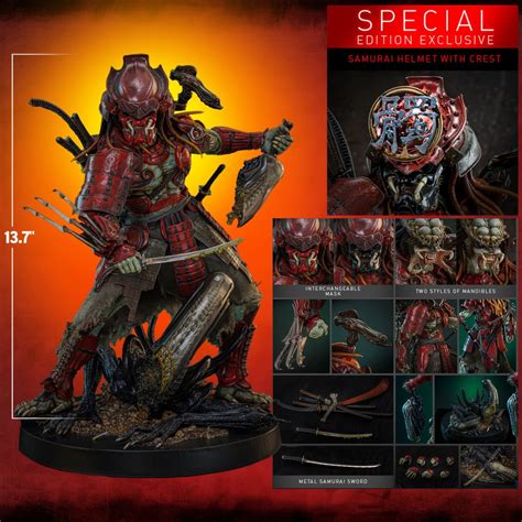 Akaoni Samurai Predator Special Edition Hot Toys Eu