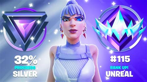 Silver To Unreal Speedrun Fortnite Ranked Youtube