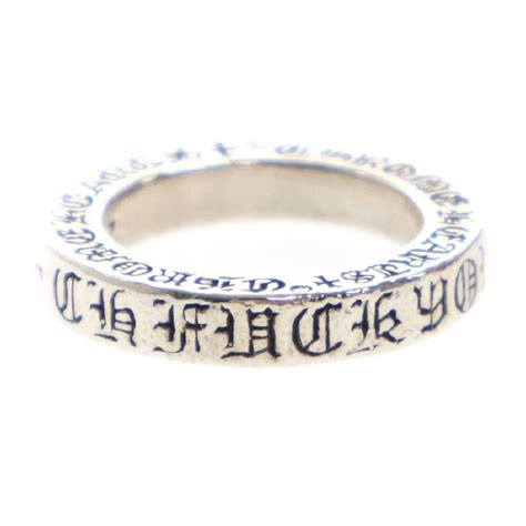 CHROME HEARTS クロムハーツ 3mm Spacer FUCK YOU ファックユースペーサーリング シルバー 4号 BRING Yahoo ショップ 通販 Yahoo