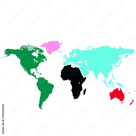color map   world stock vector adobe stock