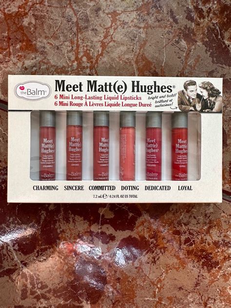 Brandnew The Balm Meet Matt E Hughes Liquid Lipstick Bright Bold