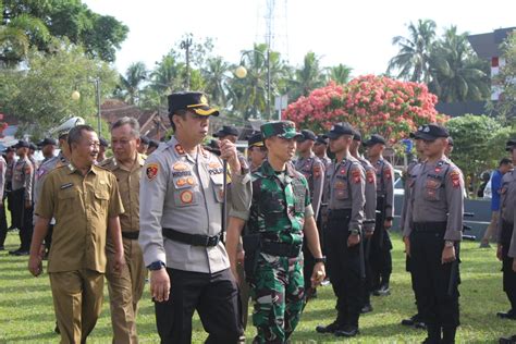 Polres Pangandaran Gelar Pasukan Operasi Keselamatan Lodaya Tahun 2023