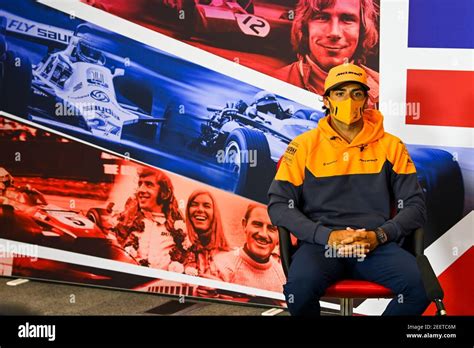 SAINZ Carlos Spa McLaren Renault F1 MCL35 Portrait During The