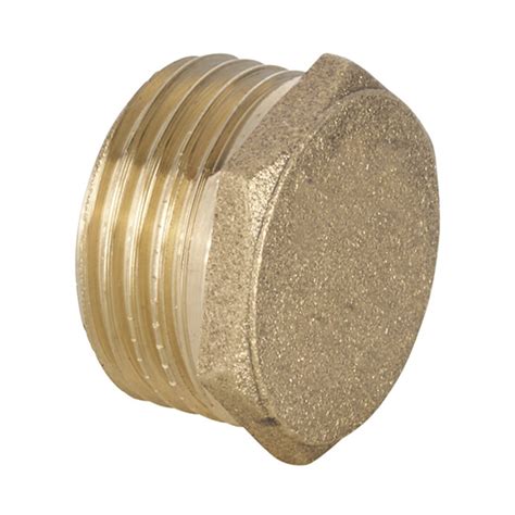 Заглушка резьбовая 3/4" НР латунь CONEX BANNINGER – купить за 485,00 руб.