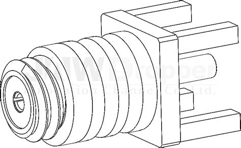 10 32 Microdot Jack Straight Connector Receptacle Pcb｜jawdropper