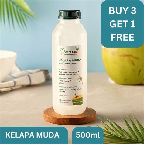 Jual Air Kelapa Muda Murni 500ml BUY 3 GET 1 Shopee Indonesia