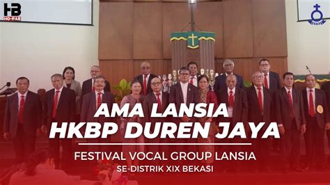 AMA LANSIA HKBP DUREN JAYA YouTube