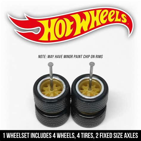 Scale SPOKE MUSCLE Real Riderz Wheels And Tires Set For Hot Wheelz EBay
