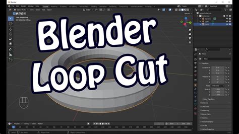 Blender Loop Cut Tutorial Youtube