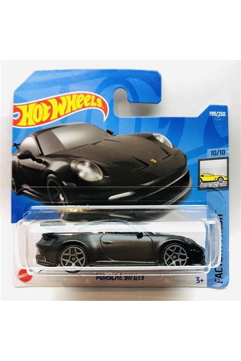 HOT WHEELS Yeni New Porsche Gt Black Mini Araba Ölçek