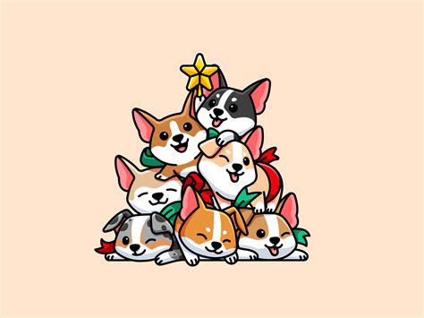 Corgi Christmas Wallpapers Wallpaper Cave