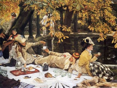 Picnic James Tissot Victorian Art Art Painting