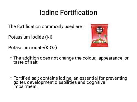Food fortification and enrichment | PPT