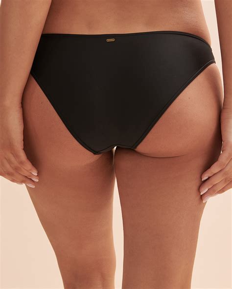 Rip Curl Classic Surf Recycled Bikini Bottom Black Bikini Village