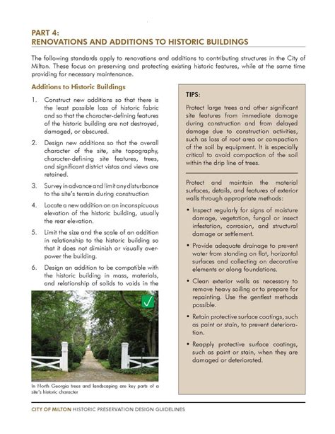 Milton Historic Preservation Design Guidelines