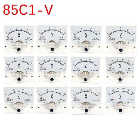 One Stop Shopping 85c1 85c1 V Dc Analog Panel Voltmeter Ammeter Amp Volt Meter Gauge 1