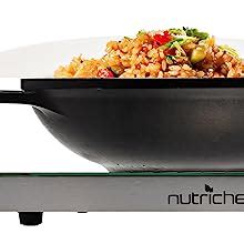 Amazon NutriChef Portable Electric Food Hot Plate Stainless Steel