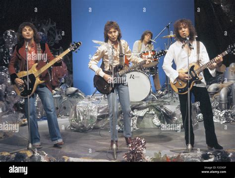 Smokie English Rock Group In 1975 Stock Photo Alamy